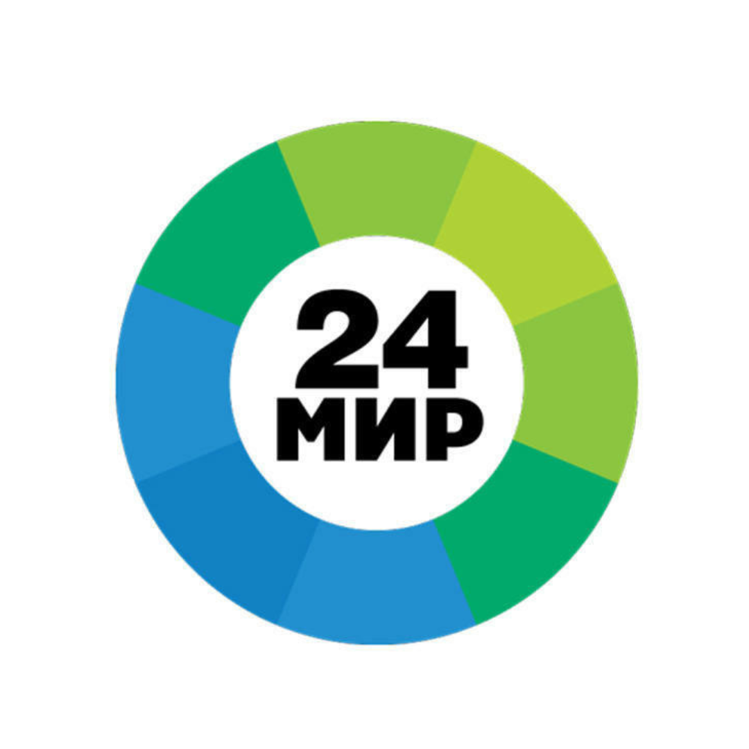 Сделано в евразии. Логотип канала мир. Логотип телеканала мик24. Телеканал мир 24. Мир 24 логотип телеканала.