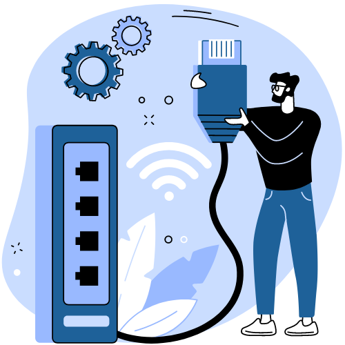 Монтаж локальных сетей ЛВС цена в Калининграде | Етай